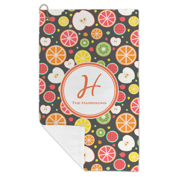 Apples & Oranges Microfiber Golf Towels - FOLD