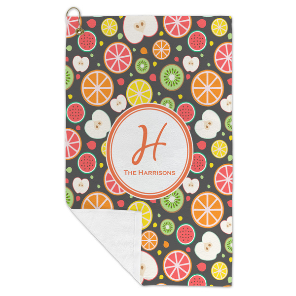 Apples & Oranges Microfiber Golf Towels - FOLD