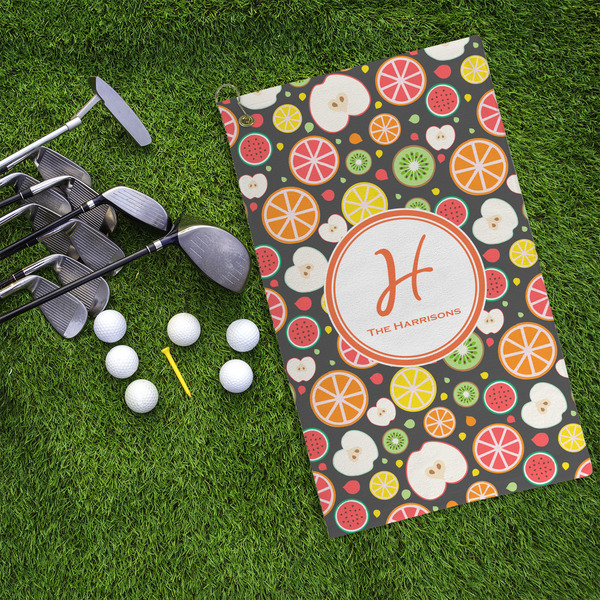 Apples & Oranges Microfiber Golf Towels - LIFESTYLE