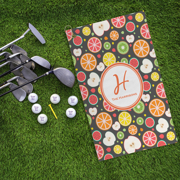 Apples & Oranges Microfiber Golf Towels - LIFESTYLE