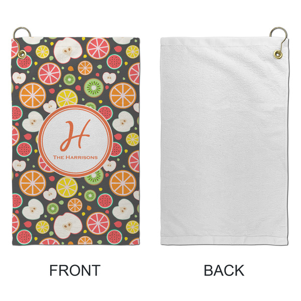 Apples & Oranges Microfiber Golf Towels - Small - APPROVAL