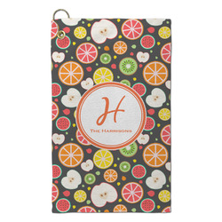 Apples & Oranges Microfiber Golf Towel - Small (Personalized)