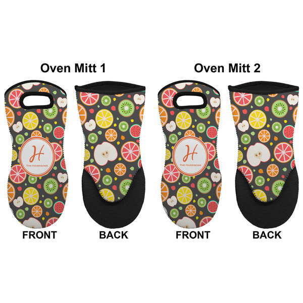 Apples & Oranges Neoprene Oven Mitt - Set of 2 - Approval