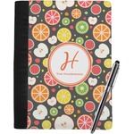 Apples & Oranges Notebook Padfolio - Large w/ Name and Initial