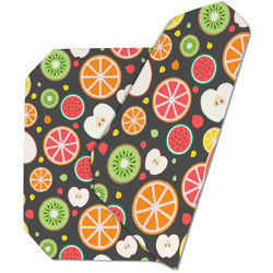 Apples & Oranges Dining Table Mat - Octagon (Double-Sided) w/ Name and Initial