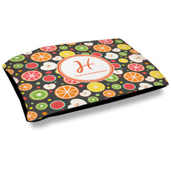 Apples & Oranges Dog Bed w/ Name and Initial