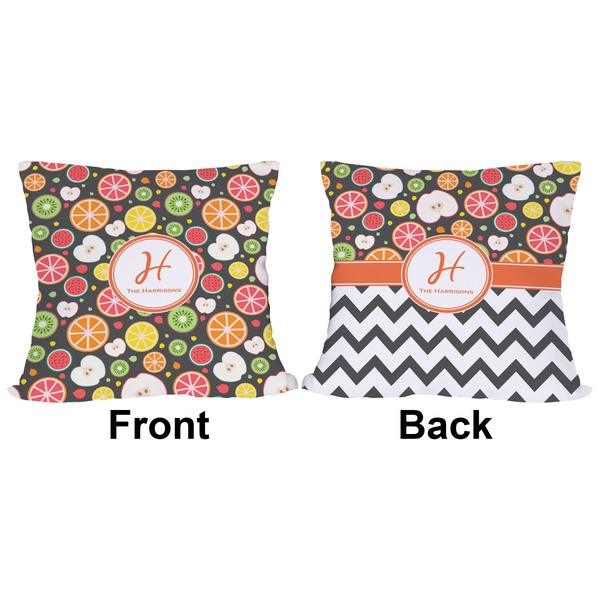 Apples & Oranges Outdoor Pillow - 16x16