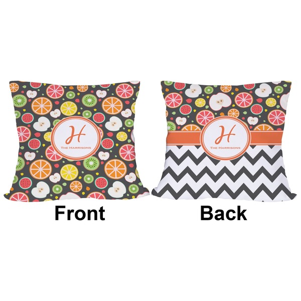 Apples & Oranges Outdoor Pillow - 18x18