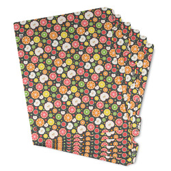 Apples & Oranges Binder Tab Divider - Set of 6 (Personalized)