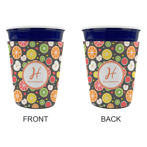 Apples & Oranges Party Cup Sleeves - without bottom - Approval