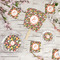 Apples & Oranges Party Supplies Combination Image - All items - Plates, Coasters, Fans