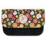 Apples & Oranges Canvas Pencil Case w/ Name and Initial