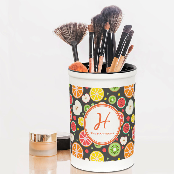 Apples & Oranges Pencil Holder - LIFESTYLE makeup