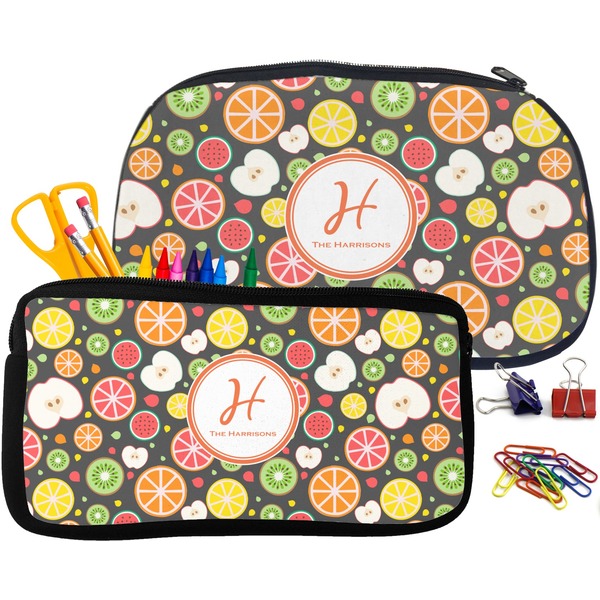 Apples & Oranges Pencil / School Supplies Bags Small and Medium
