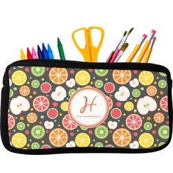 Apples & Oranges Neoprene Pencil Case (Personalized)