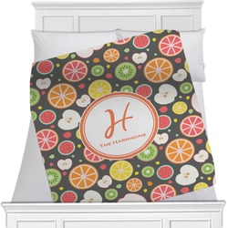 Apples & Oranges Minky Blanket (Personalized)