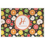 Apples & Oranges Laminated Placemat w/ Name and Initial