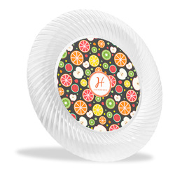 Apples & Oranges Plastic Party Dinner Plates - 10" (Personalized)