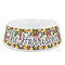 Apples & Oranges Plastic Dog Bowl - Medium (Personalized)