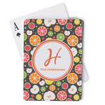 Apples & Oranges Playing Cards (Personalized)