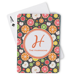 Apples & Oranges Playing Cards (Personalized)