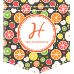 Apples & Oranges Iron On Faux Pocket (Personalized)