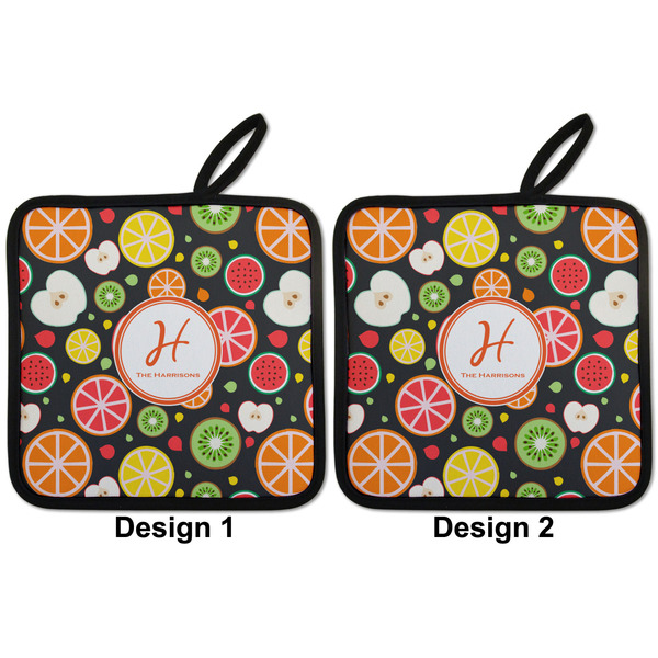 Apples & Oranges Pot Holders - Set of 2 APPROVAL