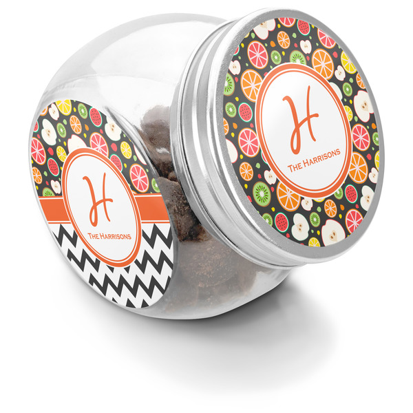 Custom Apples & Oranges Puppy Treat Jar (Personalized)