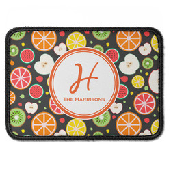 Apples & Oranges Iron On Rectangle Patch w/ Name and Initial