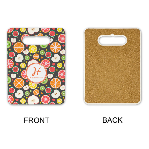 Apples & Oranges Rectangle Trivet with Handle - APPROVAL
