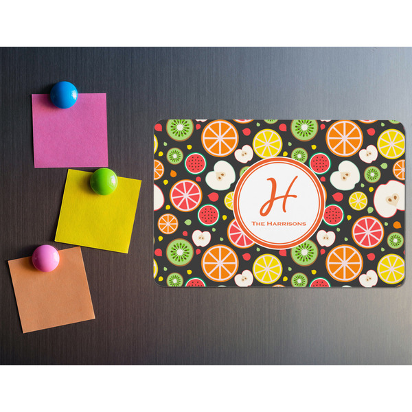 Apples & Oranges Rectangular Fridge Magnet - LIFESTYLE