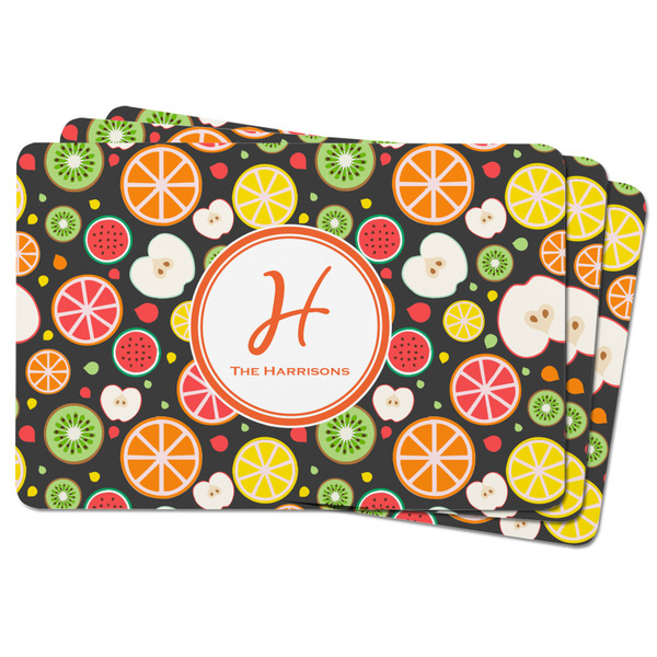 Apples & Oranges Rectangular Fridge Magnet - THREE