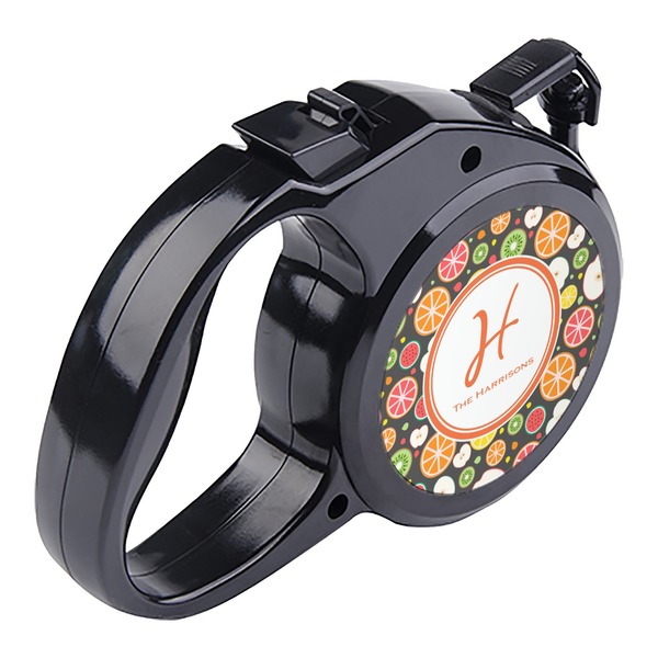 Apples & Oranges Retractable Dog Leash - Angle