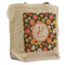 Apples & Oranges Reusable Cotton Grocery Bag - Front View