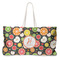 Apples & Oranges Large Rope Tote Bag - Front View