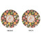 Apples & Oranges Round Linen Placemats - APPROVAL (double sided)
