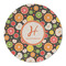 Apples & Oranges Round Linen Placemats - FRONT (Double Sided)