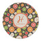 Apples & Oranges Round Linen Placemats - FRONT (Single Sided)