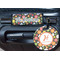 Apples & Oranges Round Luggage Tag & Handle Wrap - In Context