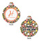 Apples & Oranges Round Pet ID Tag - Large - Approval