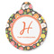 Apples & Oranges Round Pet ID Tag - Large - Front