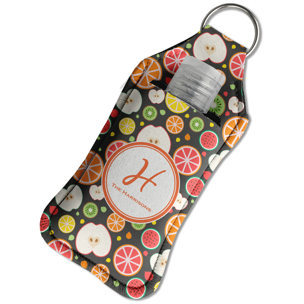 Apples & Oranges Sanitizer Holder Keychain - Large in Case