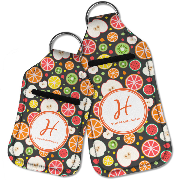 Apples & Oranges Sanitizer Holder Keychain - Parent Main