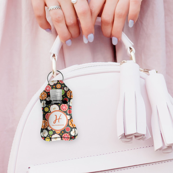 Apples & Oranges Sanitizer Holder Keychain - Small (LIFESTYLE)