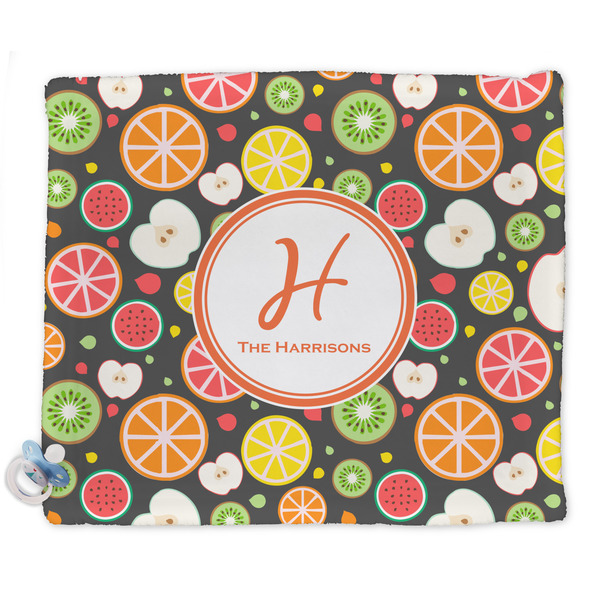 Custom Apples & Oranges Security Blanket - Single Sided (Personalized)