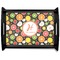 Apples & Oranges Black Wooden Tray - Large (Personalized)