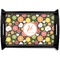 Apples & Oranges Black Wooden Tray - Small (Personalized)