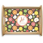 Apples & Oranges Natural Wooden Tray - Large (Personalized)
