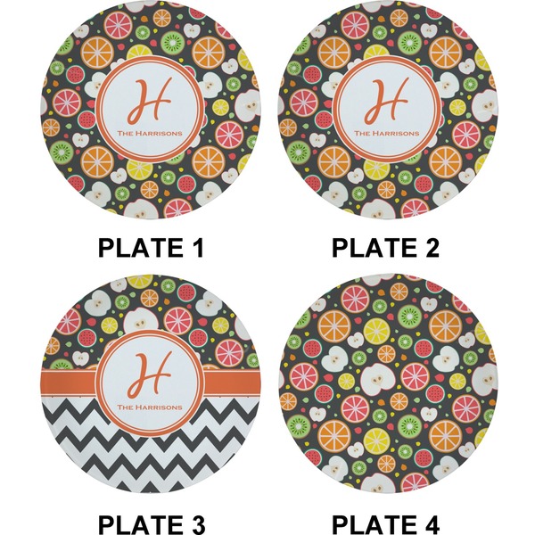 Apples & Oranges Set of Appetizer / Dessert Plates (Approval)