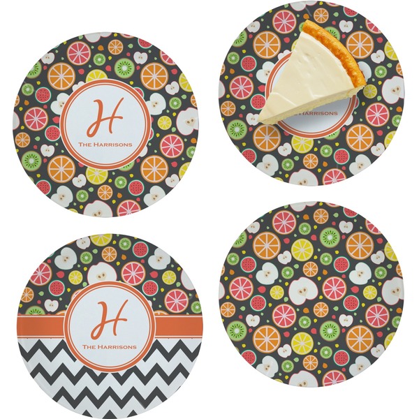 Apples & Oranges Set of Appetizer / Dessert Plates